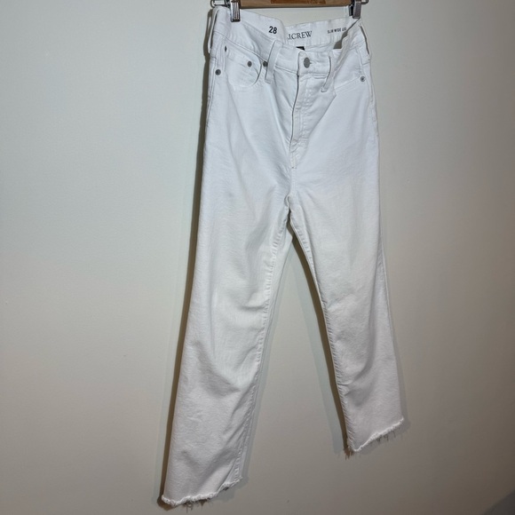J. Crew White Cropped Ankle Jeans - Picture 2 of 8